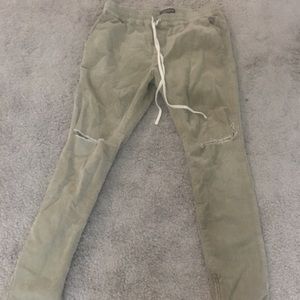 Pacsun ripped corduroy pants